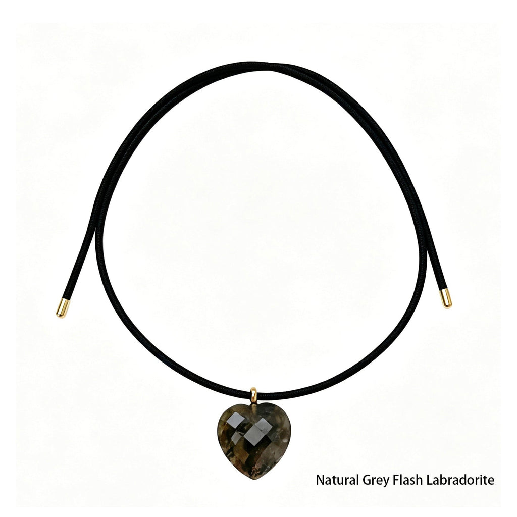 Magnetic Heart Pendant Necklace — necklace, view 18