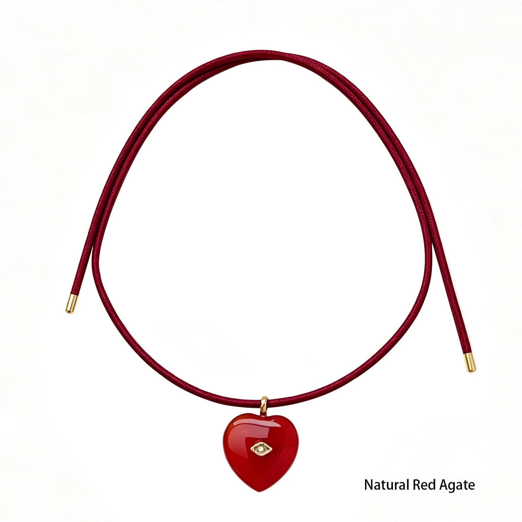 Magnetic Heart Pendant Necklace — necklace, view 20