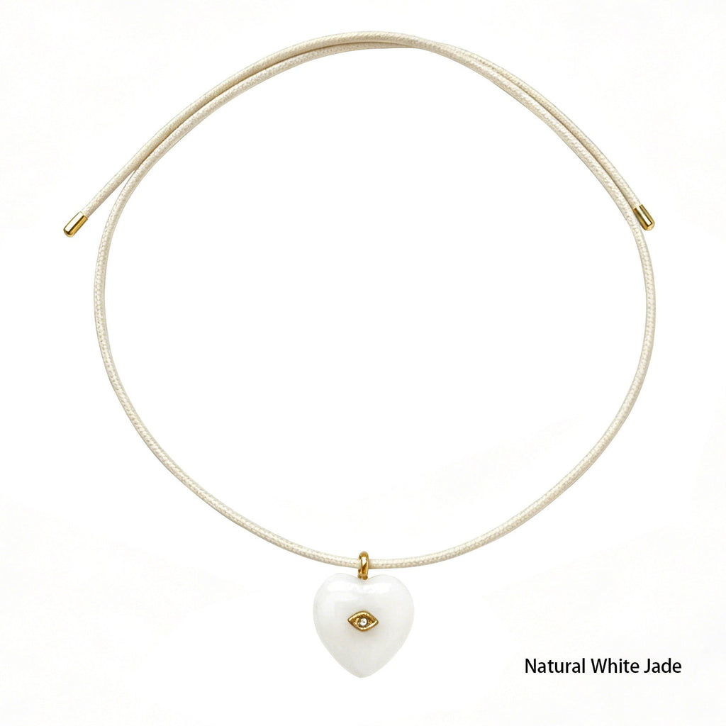 Magnetic Heart Pendant Necklace — necklace, view 22