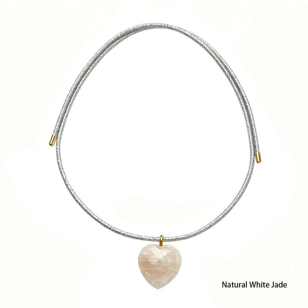 Magnetic Heart Pendant Necklace — necklace, view 23