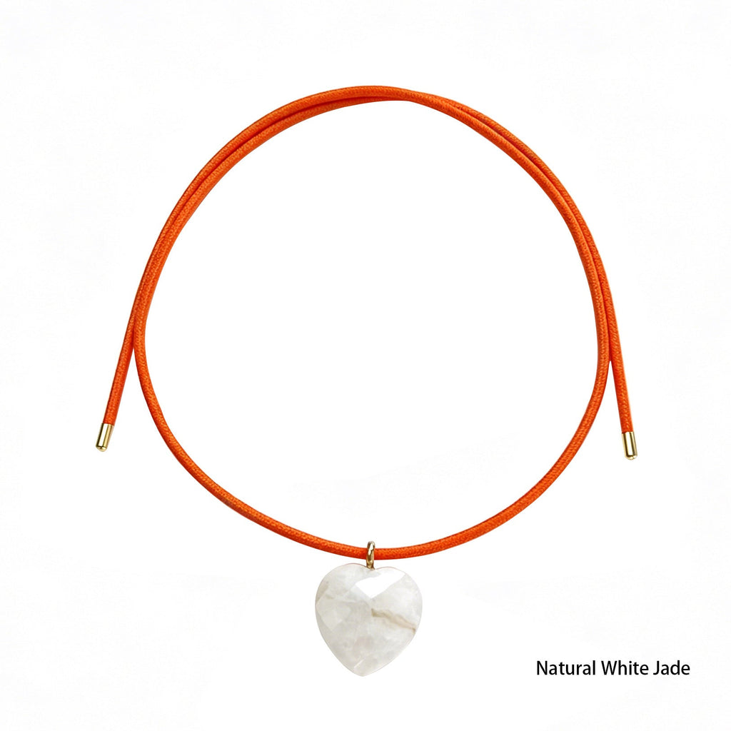 Magnetic Heart Pendant Necklace — necklace, view 24