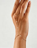 Rhinestone Link Chain Bracelet — bracelet