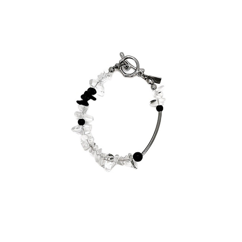 Adjustable Beaded Stone Bracelet — bracelet, view 6