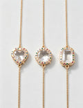 Round Heart Charm Bracelet — gold bracelet