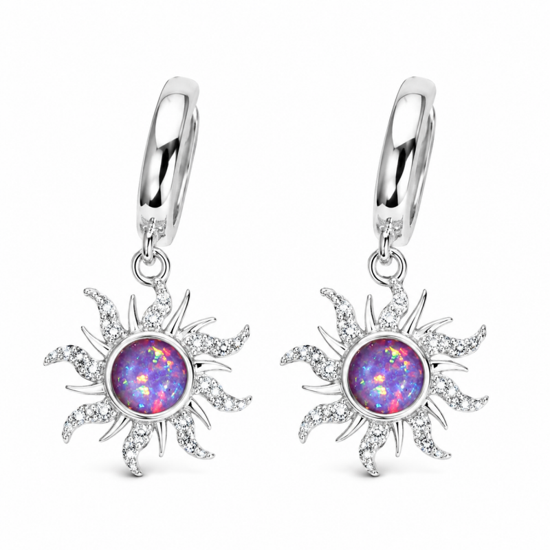 Zirconia Sunburst Charm Bracelet — bracelet, view 6