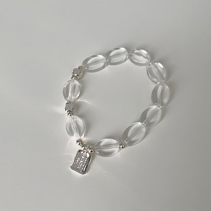 Faceted Beaded Chain Bracelet — bracelet, view 13