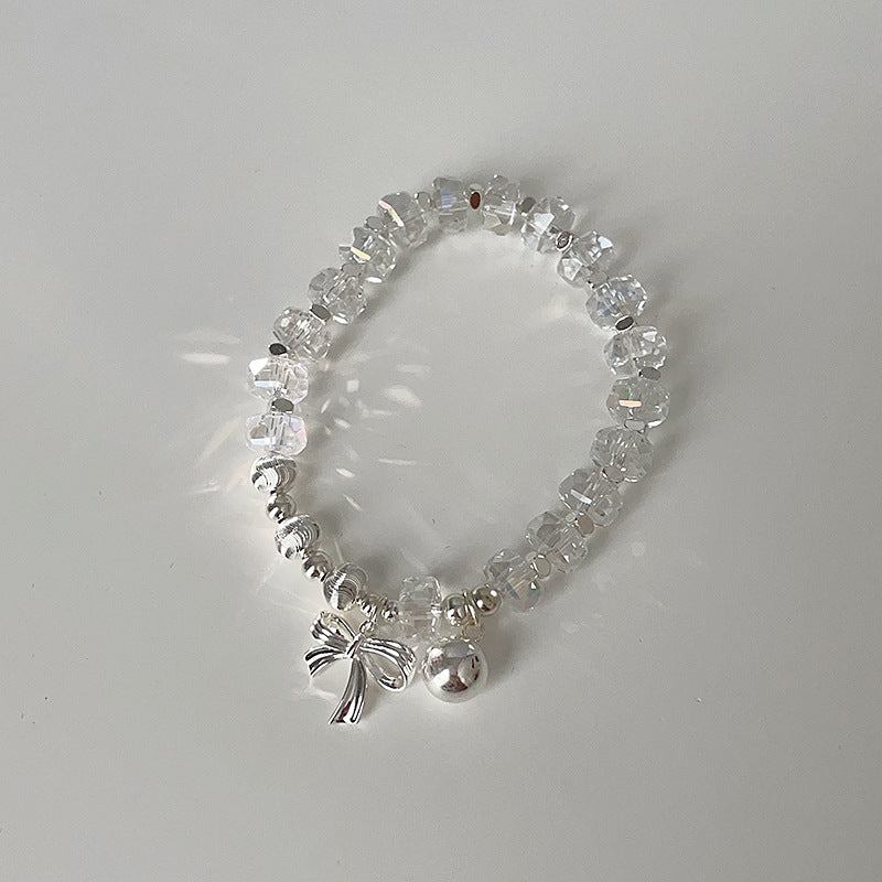 Faceted Beaded Chain Bracelet — bracelet, view 14
