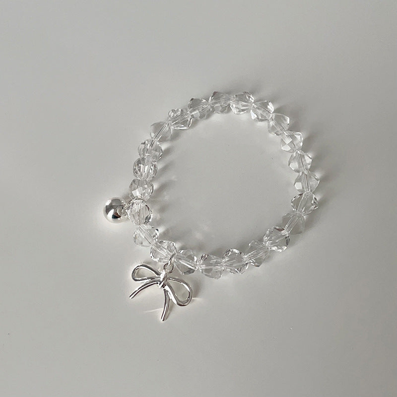 Faceted Beaded Chain Bracelet — bracelet, view 15