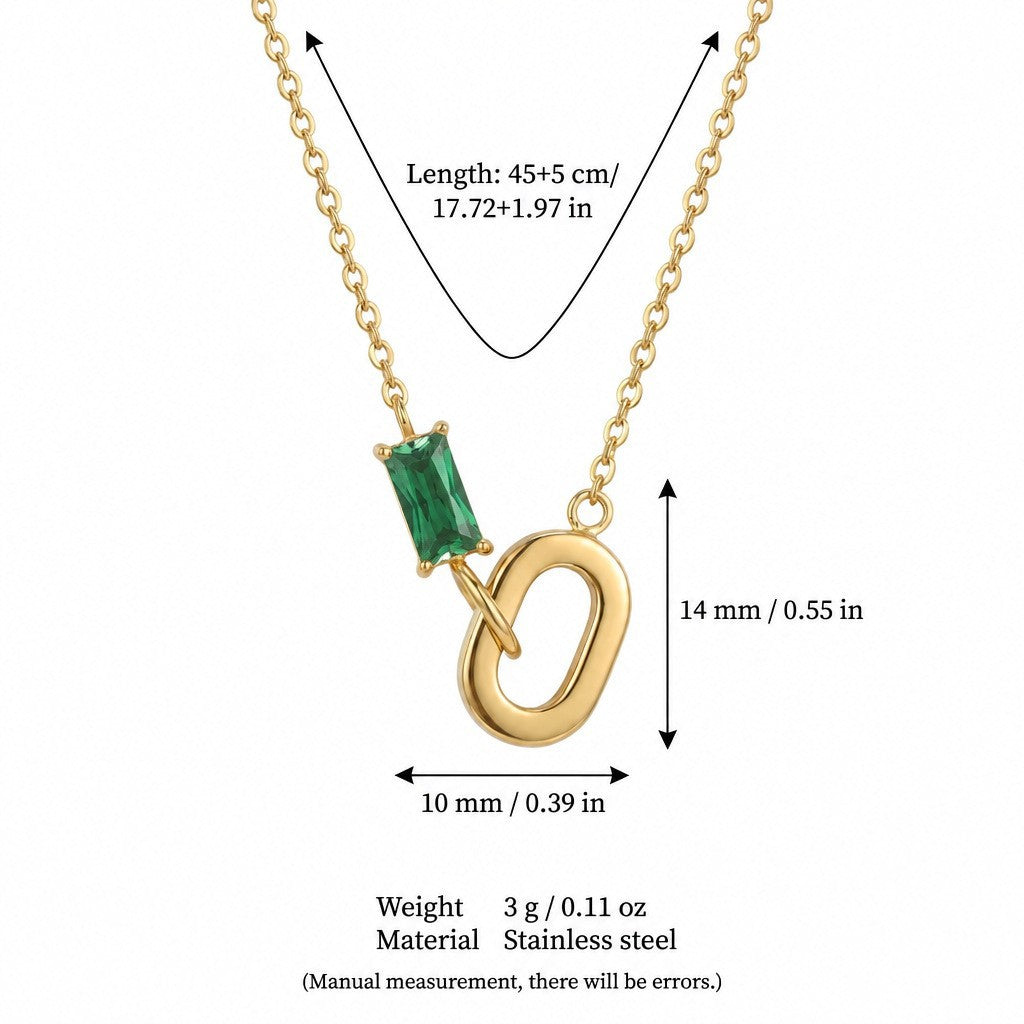 Fine Gold Zirconia Link Chain Bracelet — bracelet, view 17