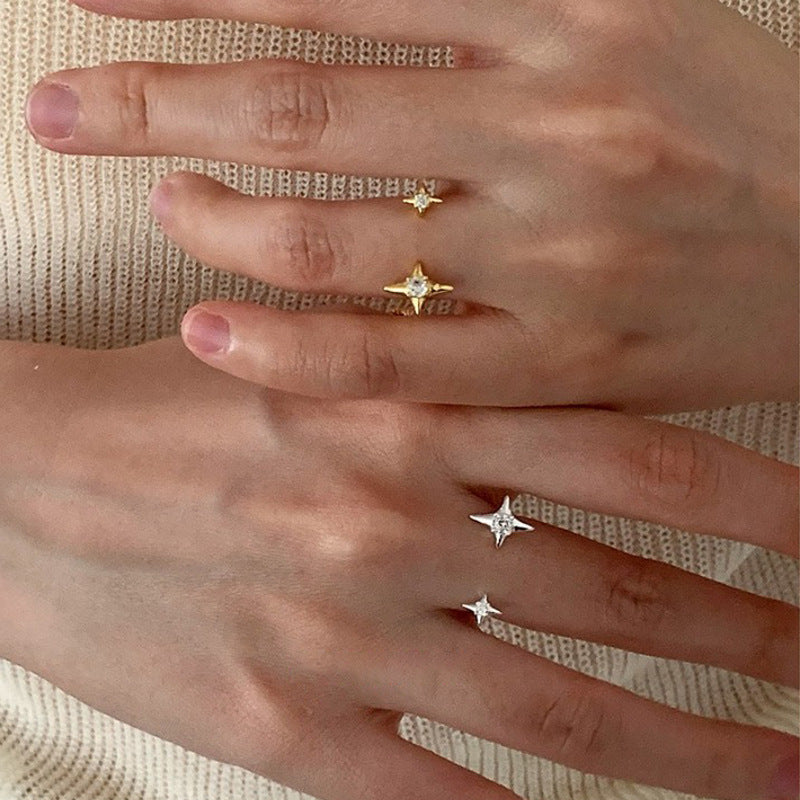 Four-Pointed Star Ring — ring, view 2