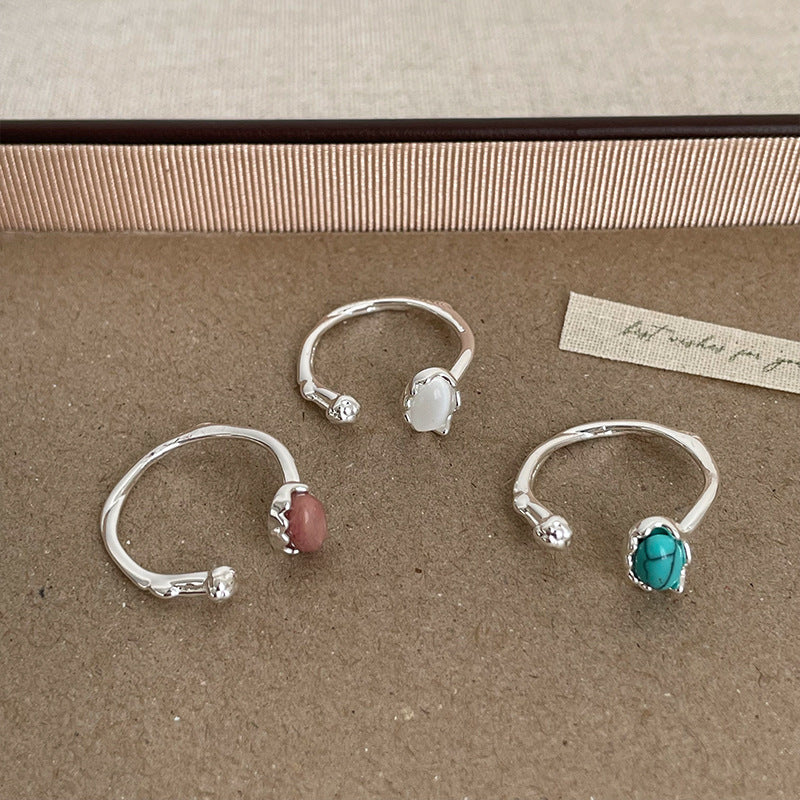Polished Adjustable Open Ring — ring, view 3