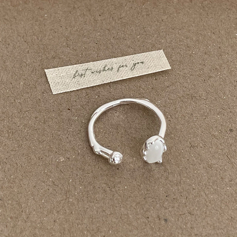 Polished Adjustable Open Ring — ring, view 6