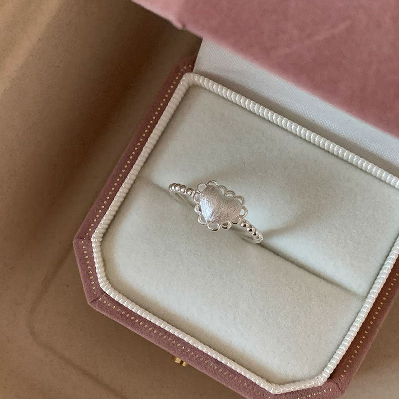 Lace Or Heart Open Ring — ring, view 5