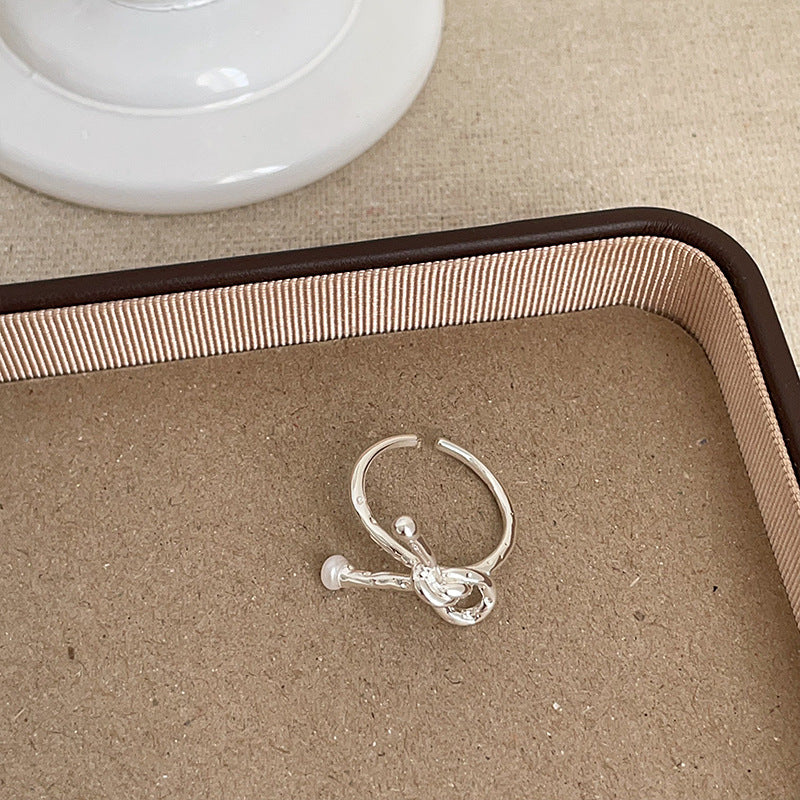 Love Heart Hollow Ring — ring, view 3