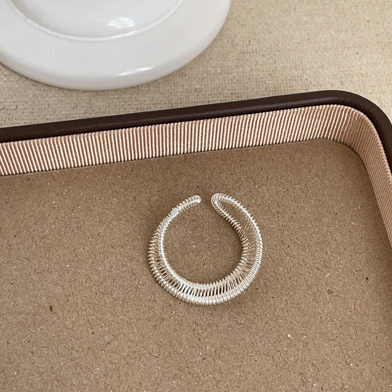 Love Heart Hollow Ring — ring, view 4