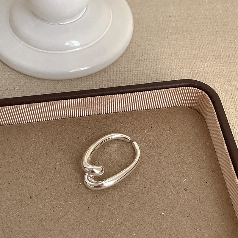 Love Heart Hollow Ring — ring, view 7
