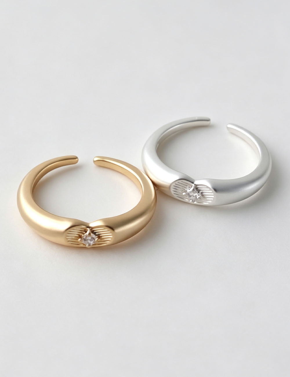 Heart Groove Open Ring — ring