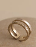 Double Layer Hollow Ring — ring