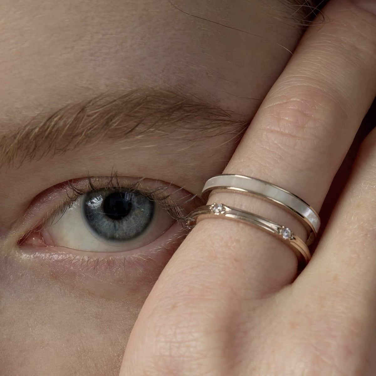 Double Layer Hollow Ring — ring, view 2