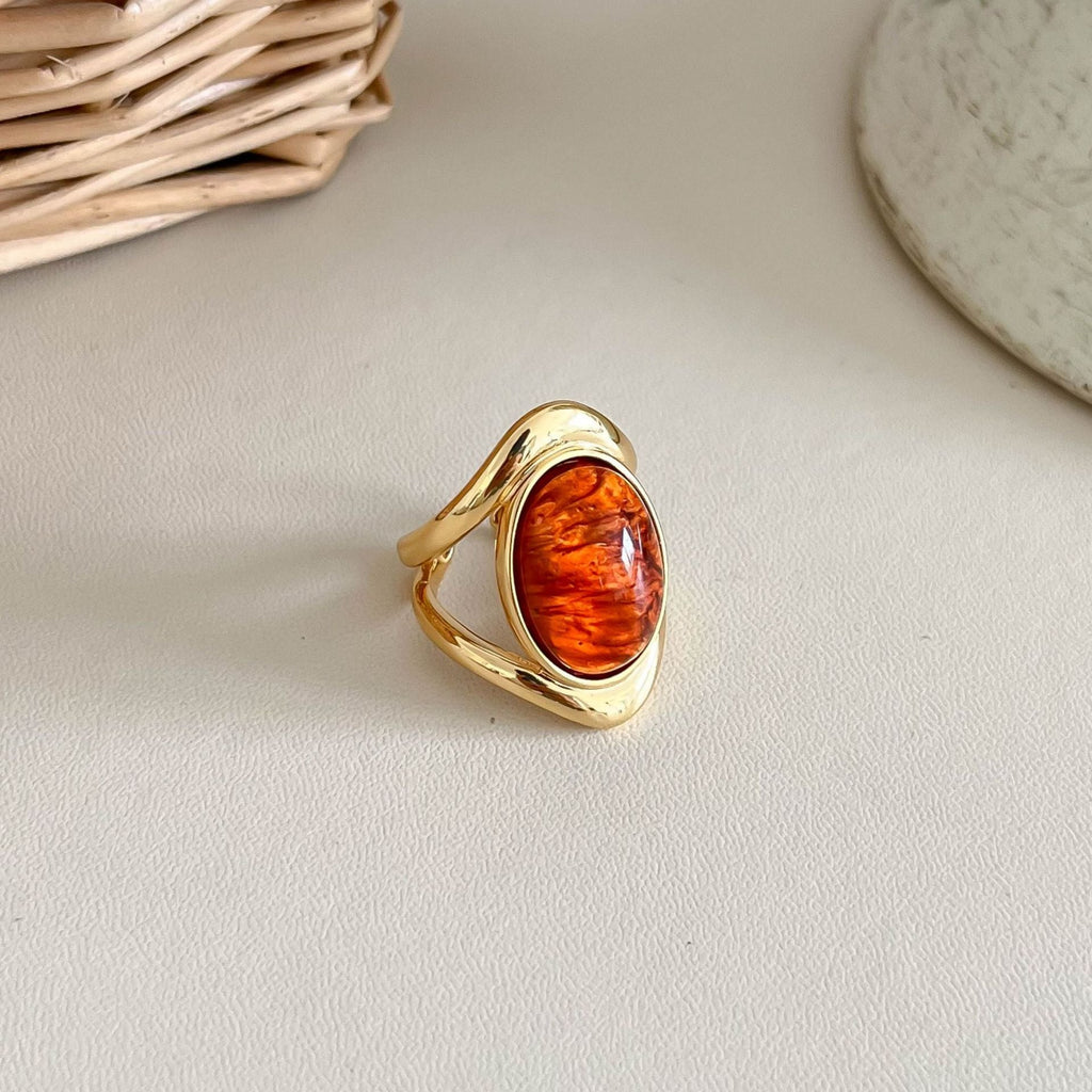 Natural Stone Open Ring — ring, view 5