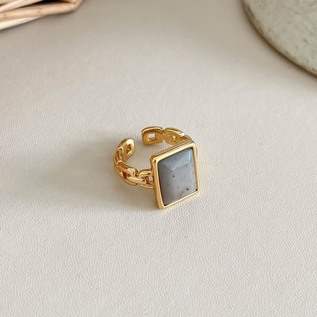 Natural Stone Open Ring — ring, view 8
