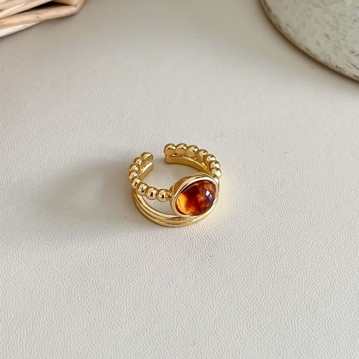 Natural Stone Open Ring — ring, view 12