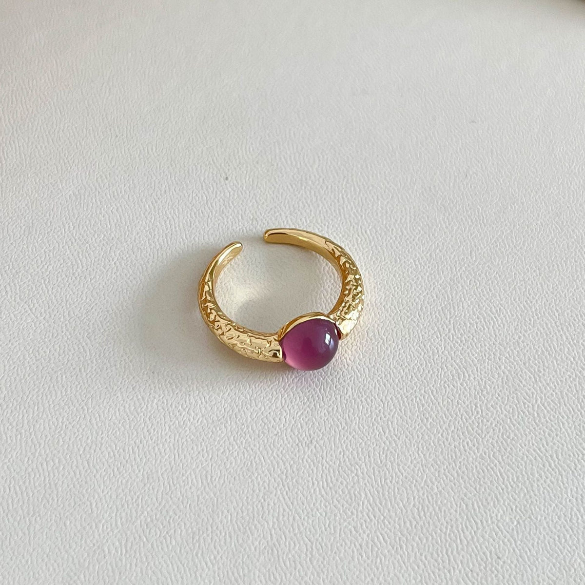 Natural Stone Open Ring — ring, view 16