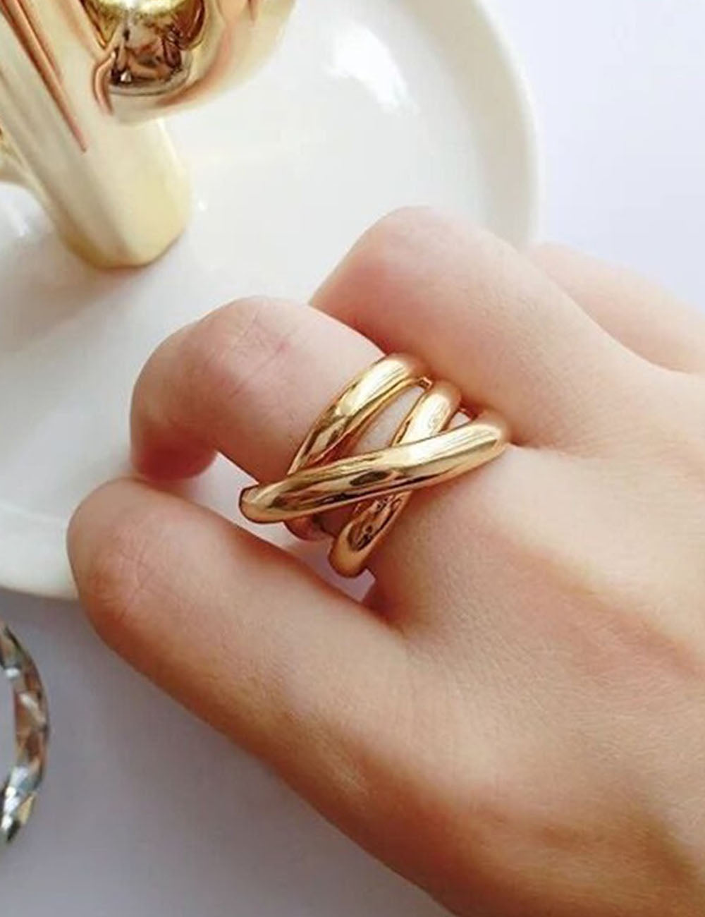 Multi-Layer Wrap Band Ring — ring