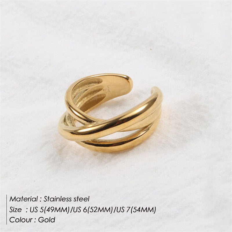 Multi-Layer Wrap Band Ring — ring, view 4