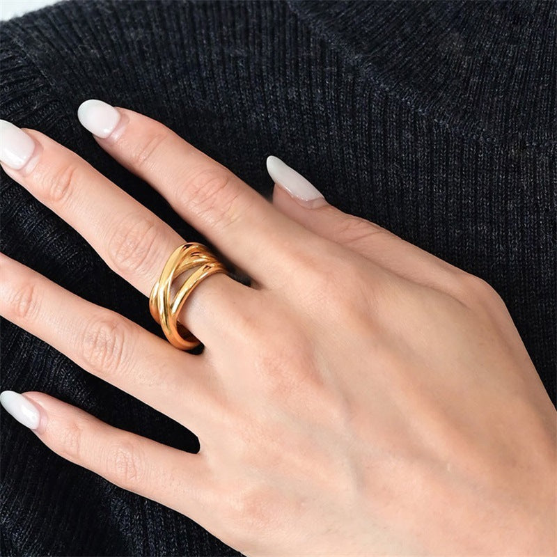 Multi-Layer Wrap Band Ring — ring, view 6