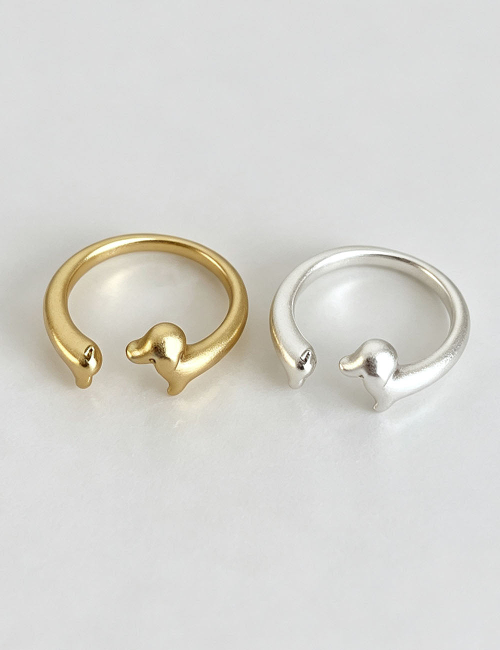 Gold Plated Dachshund Ring — ring