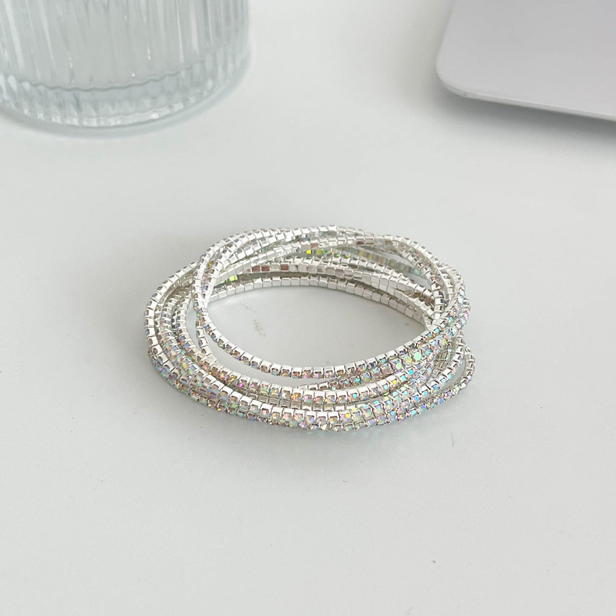 Zirconia Multi Layer Bracelet — bracelet, view 6