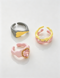 Sparkling Zircon Heart Ring — ring
