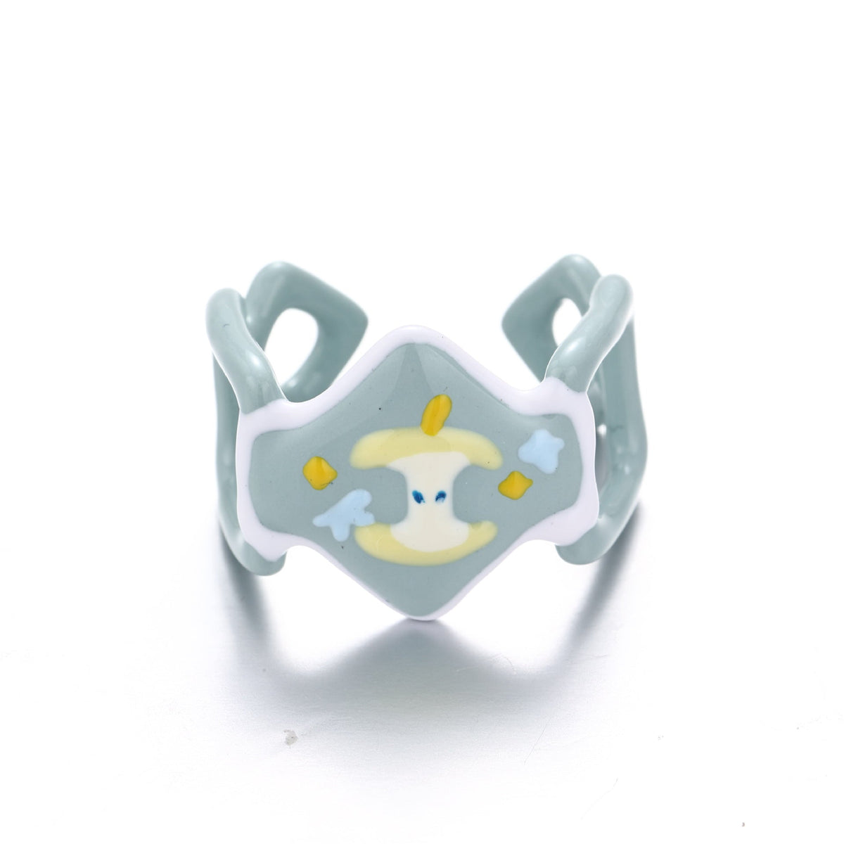 Fruit Print Enamel Ring — ring, view 3