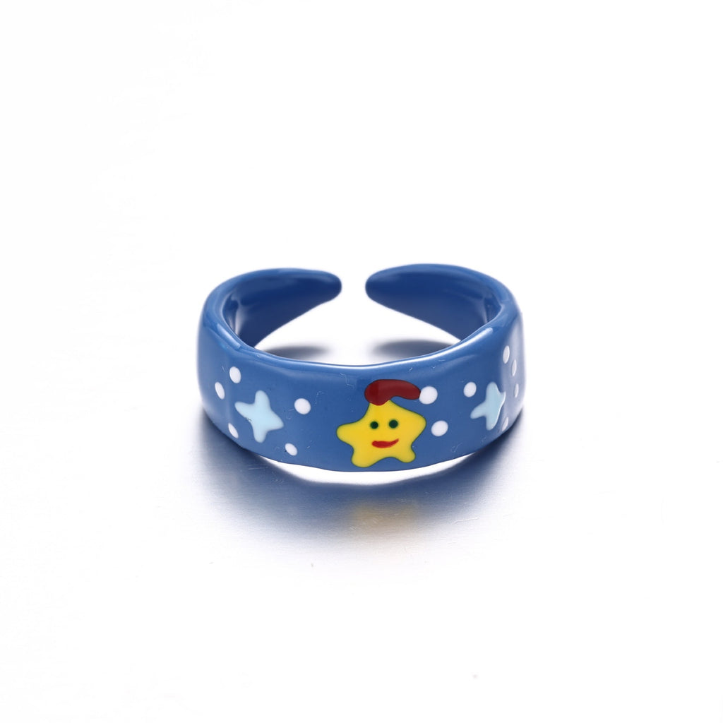 Fruit Print Enamel Ring — ring, view 4