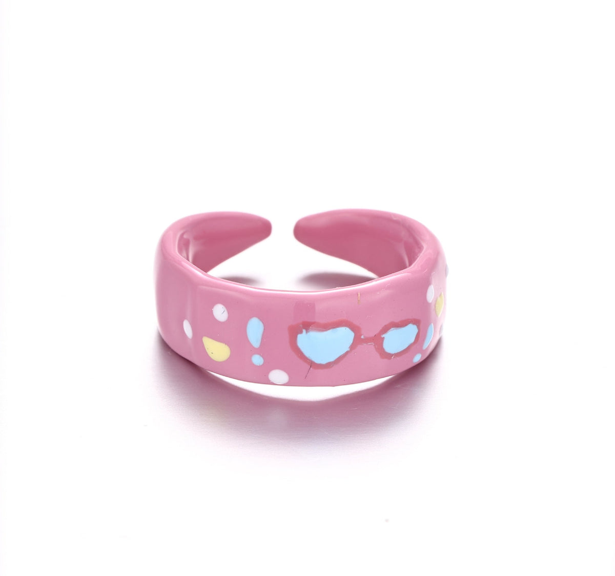 Fruit Print Enamel Ring — ring, view 5