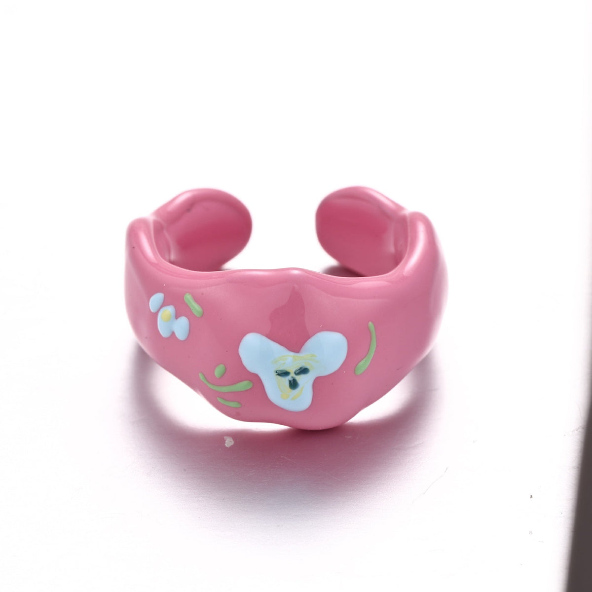Fruit Print Enamel Ring — ring, view 6