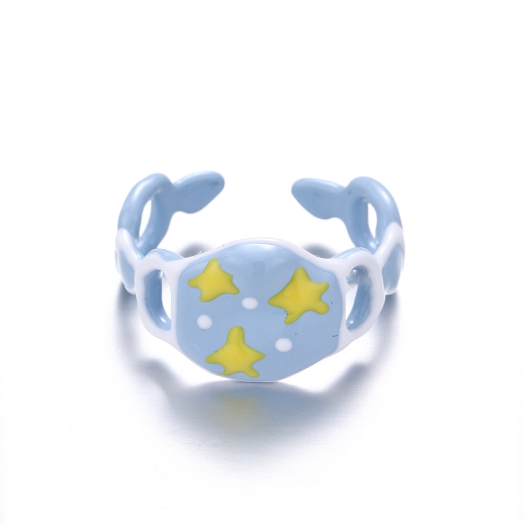 Fruit Print Enamel Ring — ring, view 8