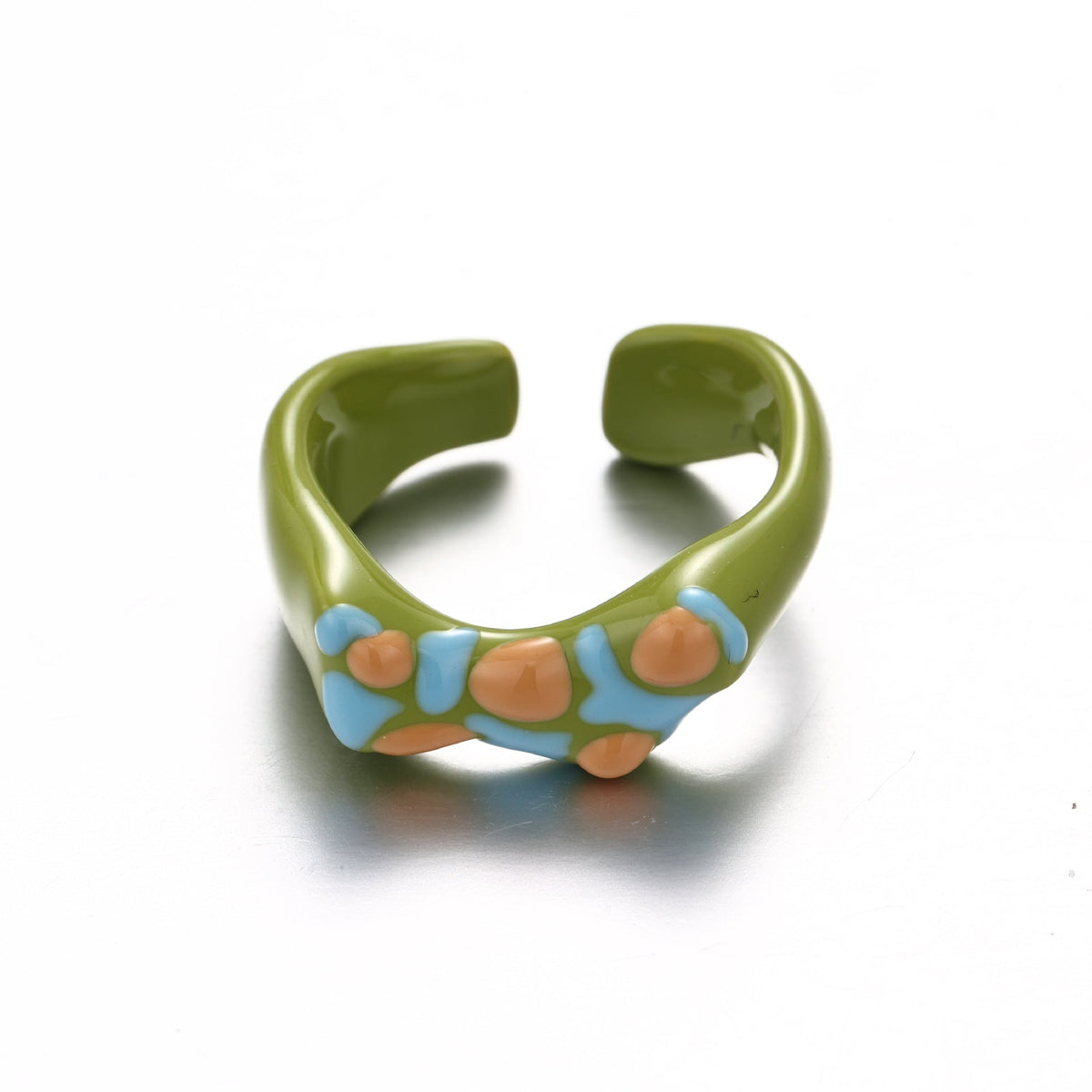 Fruit Print Enamel Ring — ring, view 9