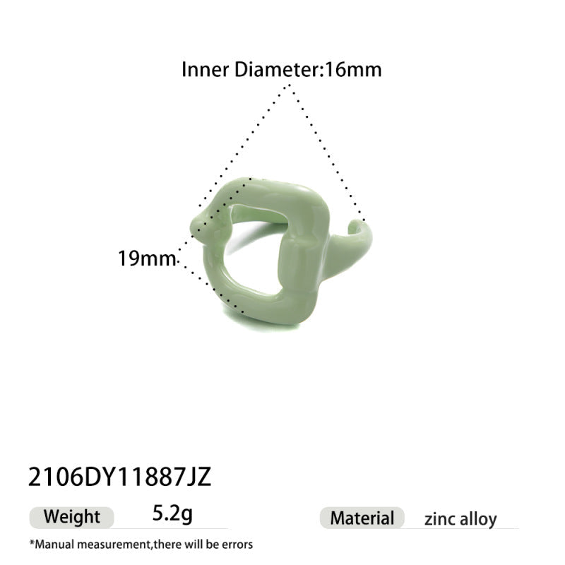 Cherry Print Irregular Ring — ring, view 5