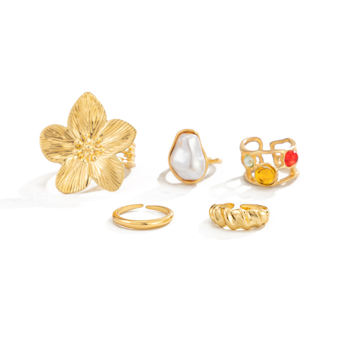 Baroque Pearl Open Toe Ring — ring, view 5