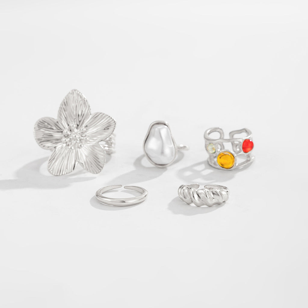 Baroque Pearl Open Toe Ring — ring, view 7