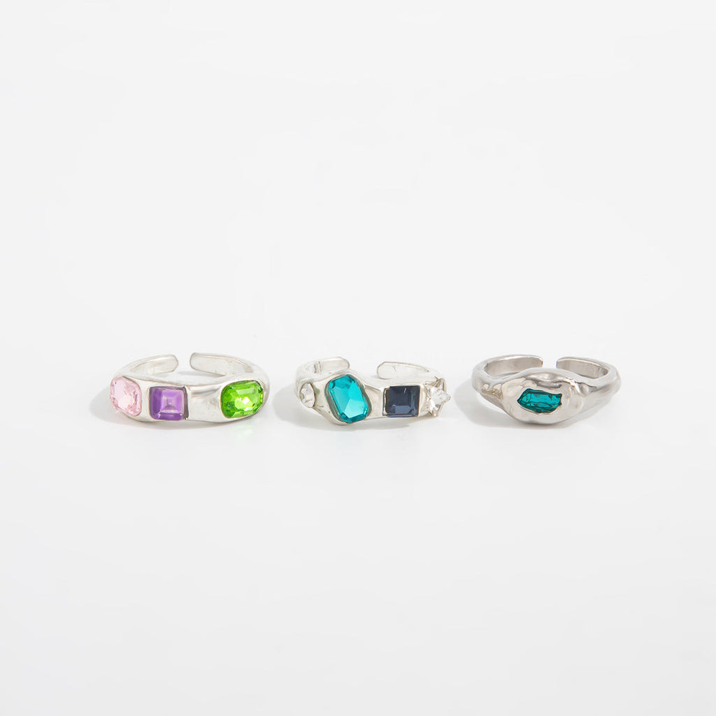 Polished Silver Open Toe Ring — silver ring, view 4