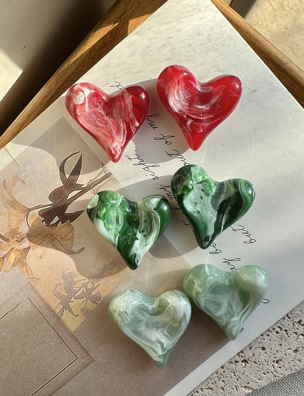Polished Heart Stud Earrings — earrings