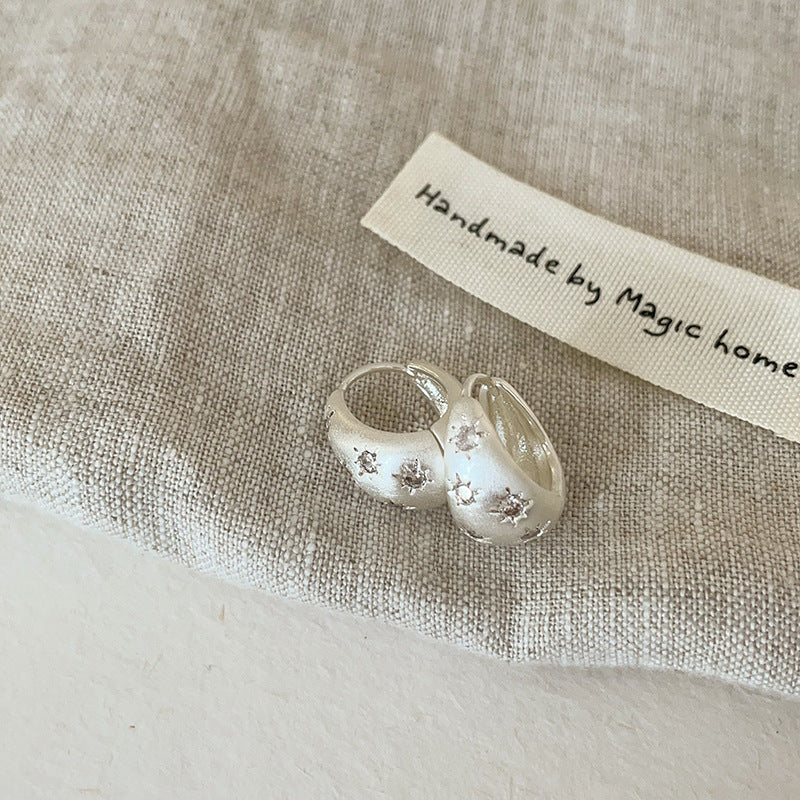 Astral Rhinestone Hoops — earrings, view 3