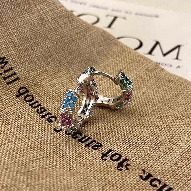 Multi-Colour Sunburst Hoop Earrings — earrings, view 9