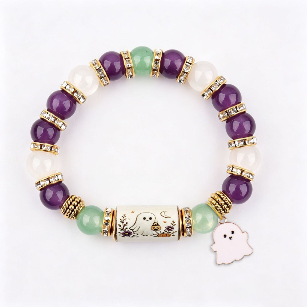 Ghost Charm Stretch Bracelet — bracelet, view 3