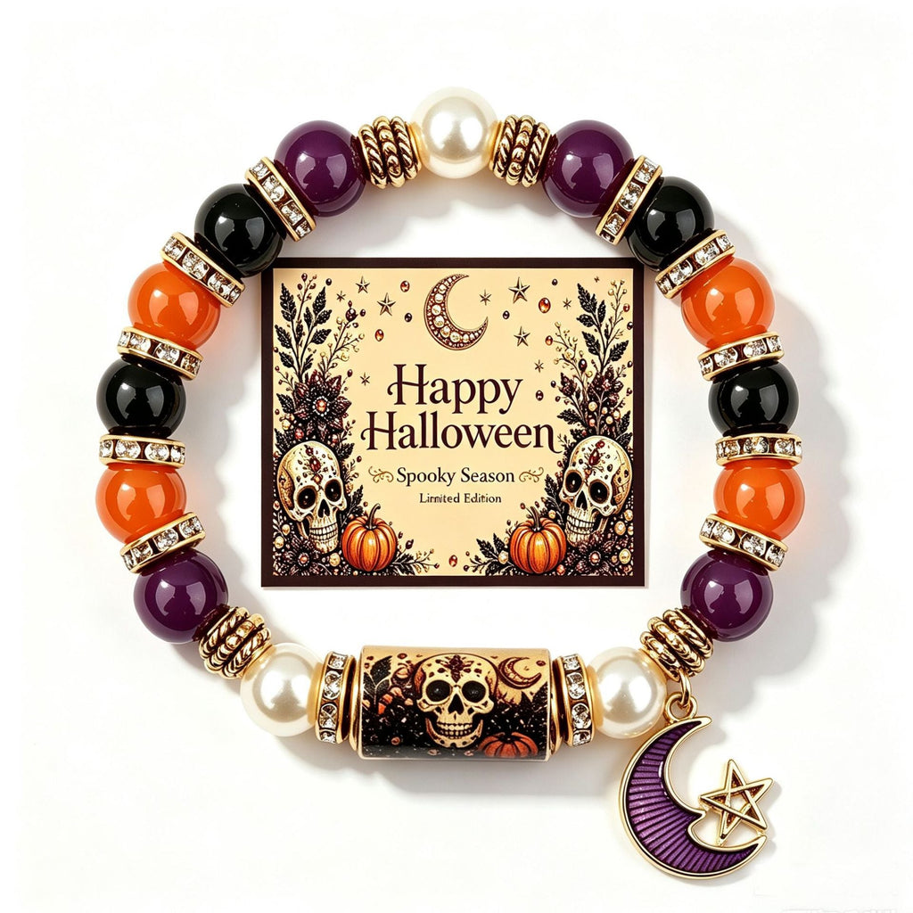 Ghost Charm Stretch Bracelet — bracelet, view 5