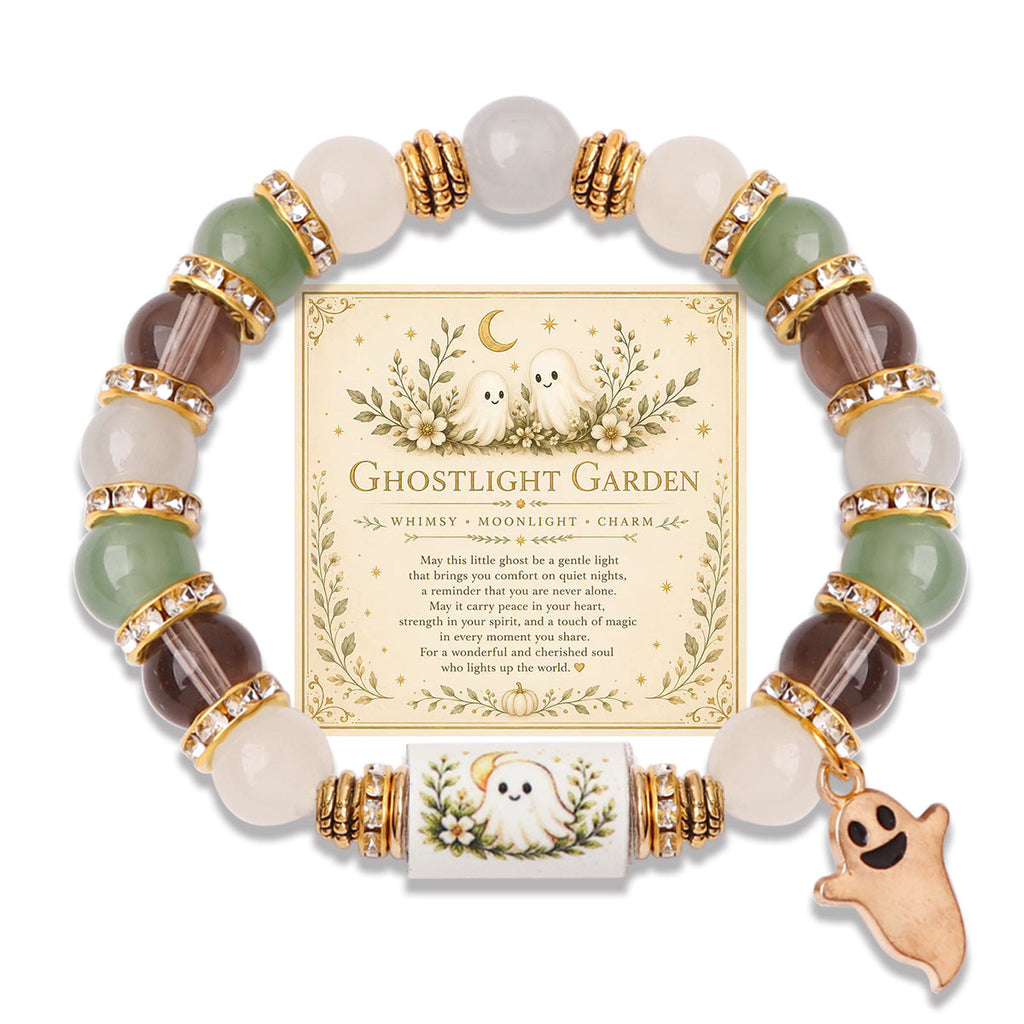 Ghost Charm Stretch Bracelet — bracelet, view 12