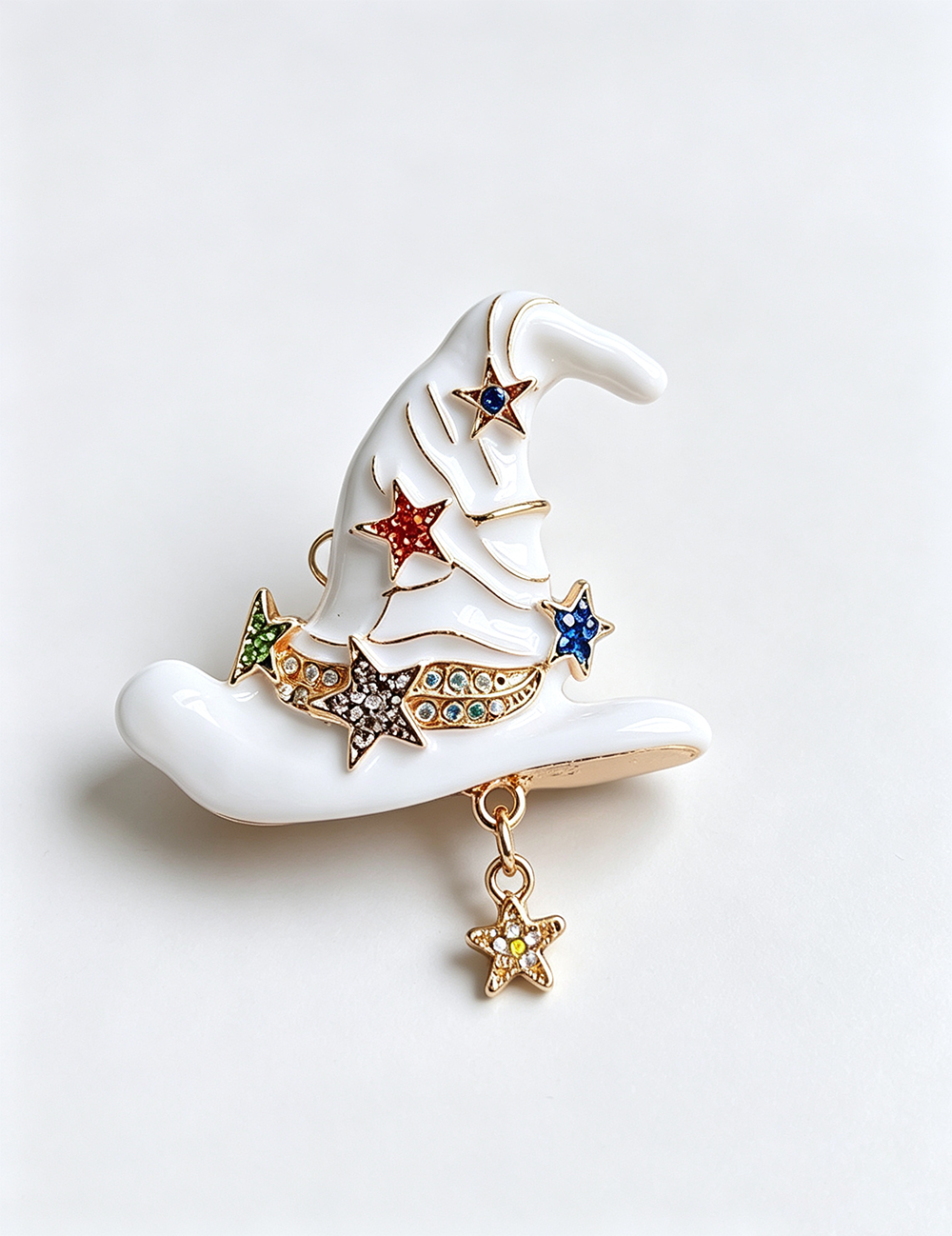 Witch Hat Enamel Brooch — brooch, view 2
